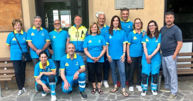 Nuove divise per la sezione di Migliana acquistate grazie al contributo del Gruppo Beste