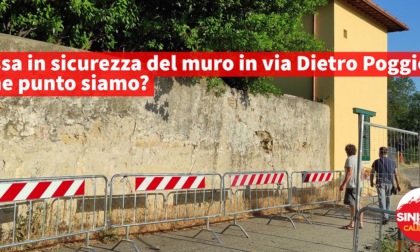 Ripristino del muro in via Dietro Poggio