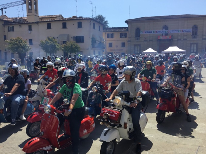 Stamani il primo raduno Nazionale del Vespa Club -IL VIDEO