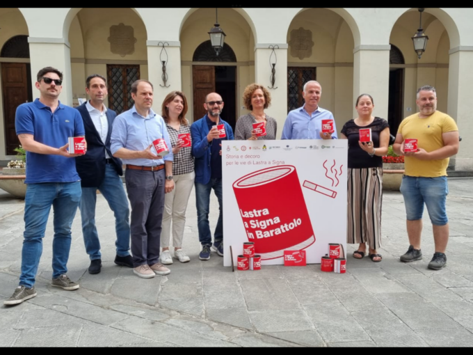 Lastra a Signa in Barattolo”: addio alle cicche per terra e nelle caditoie