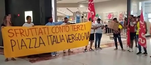 Protesta dei lavoratori dentro i Gigli: il video