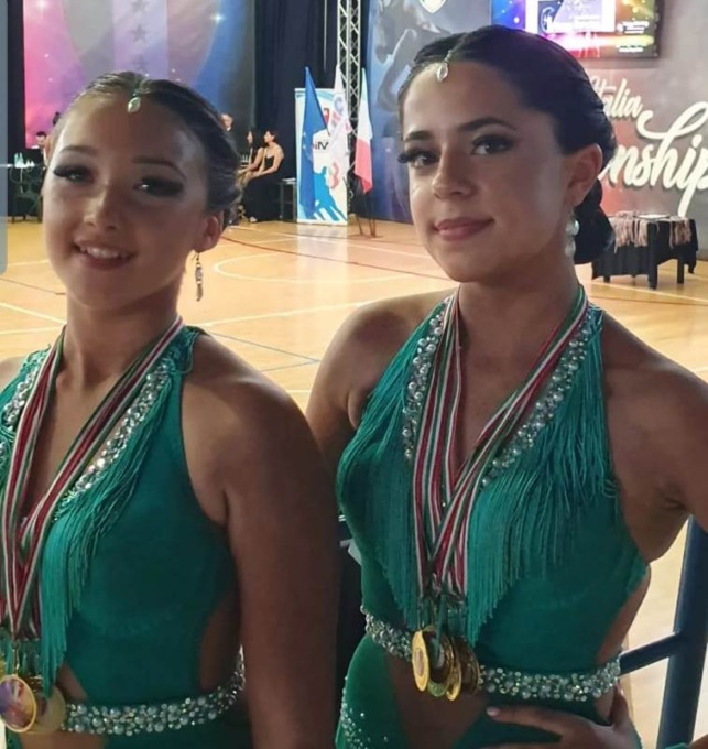 E’ di Montemurlo la campionessa italiana Synchro latin duo