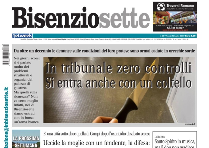 Inchiesta choc: in tribunale a Prato zero controlli. Si entra anche con un coltello: ecco il VIDEO