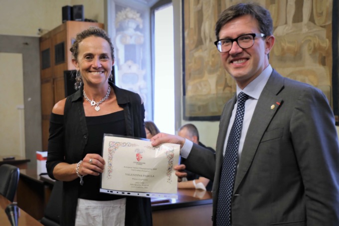 Accolta tra gli applausi alla Metrocittà la campionessa europa di doppio femminile over 45