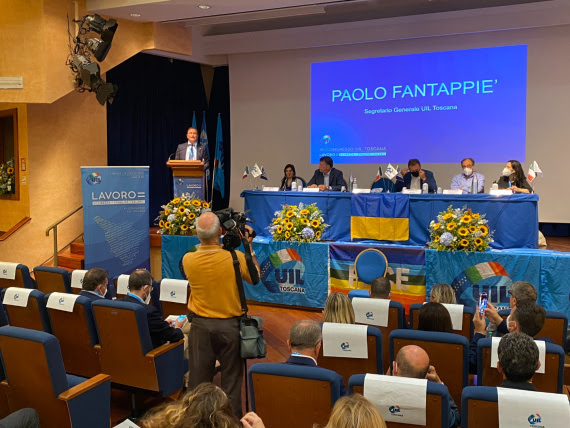 Paolo Fantappiè eletto Segretario Generale all’unanimità dall’XII Congresso della UIL Toscana