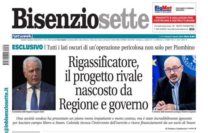 Rigassificatore, il progetto nascosto da Regione e governo