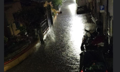 Allerta meteo in provincia: strade allagate anche a Campi