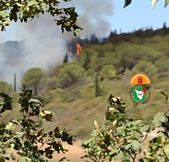 Incendio a Greve in Chianti