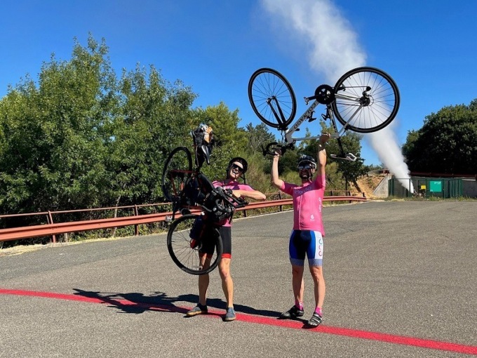 Dalla Scozia in Toscana in bicicletta: David Walls pedala lungo la rotta europea del vapore