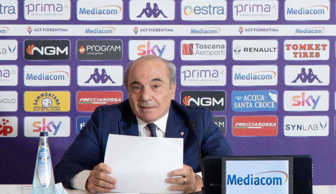 Fiorentina, domani la conferenza stampa del presidente Commisso