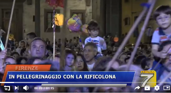 Il pellegrinaggio delle rificolone verso Firenze