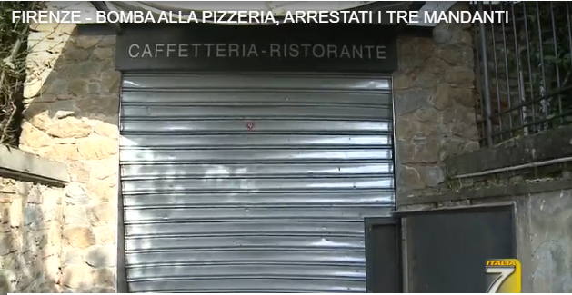 Bomba alla pizzeria: arrestati i mandanti