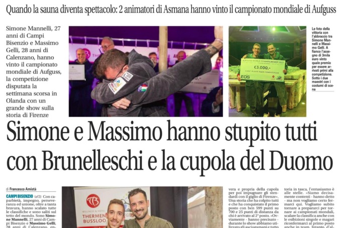 Simone e Massimo hanno stupito tutti con Brunelleschi e la cupola del Duomo