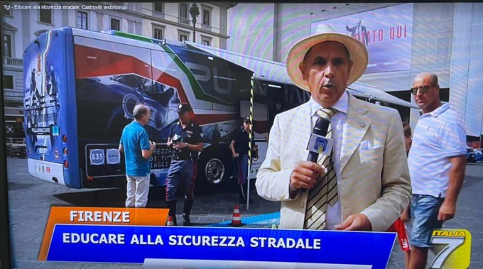 Educare alla sicurezza stradale: Castrovilli testimonial
