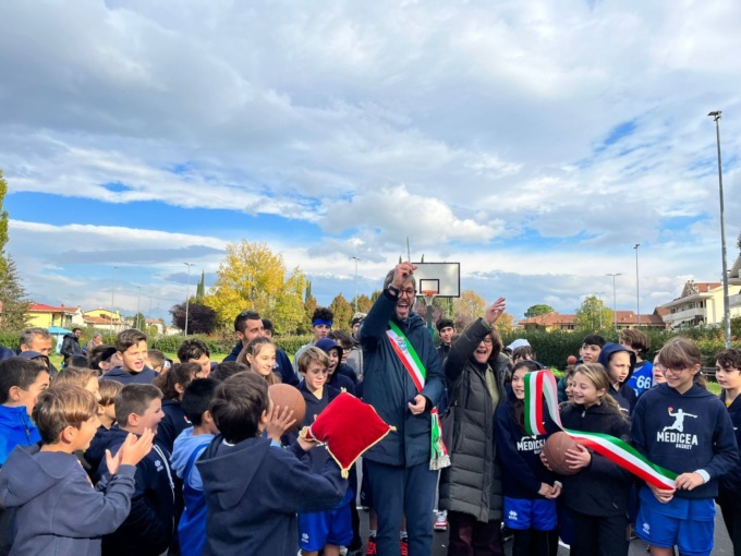 Nuovo campo di basket all’aperto a Poggio a Caiano