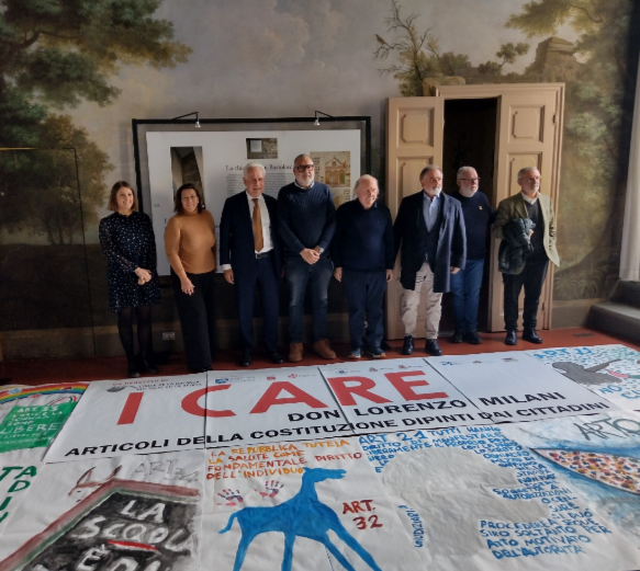 “I care Don Milani: articoli Costituzione dipinti dai cittadini”, presentata in Regione l’iniziativa della Compagnia Chille de la Balanza
