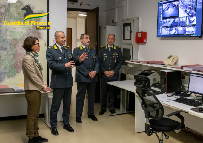 Il Prefetto di Firenze Francesca Ferradino in visita al Comando Provinciale della Guardia di Finanza 