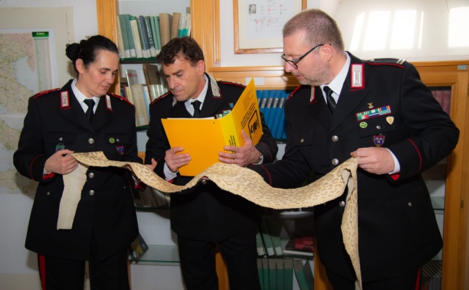 Carabinieri Forestali hanno sanziato il legale rappresentante di una ditta di pellami per tenuta irregolare del registro