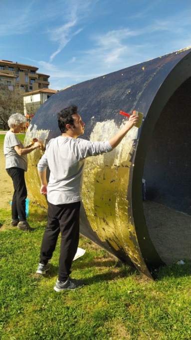 Nel Parco di Quinto  l’inaugurazione dell’installazione ad opera dei sestesi