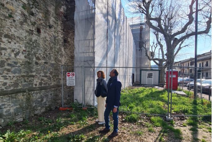 Progetto di restauro delle antiche mura, proseguono i lavori del secondo lotto di interventi