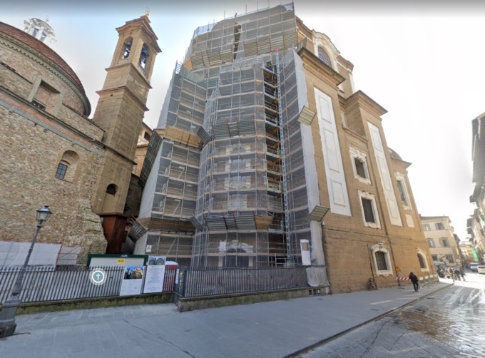 Rubato dipinto dell’800 dalla Basilica di San Lorenzo a Firenze