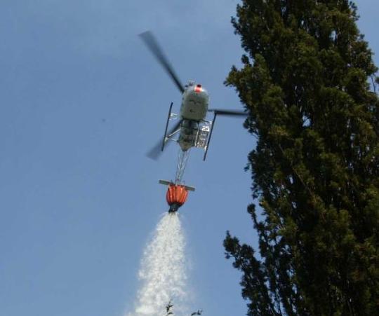 Domato un nuovo incendio boschivo