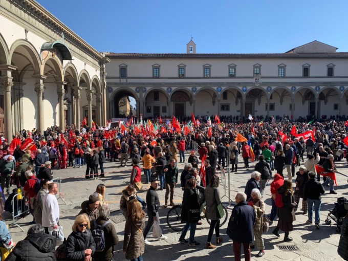 Manifestazione antifascista a Firenze, oltre 40mila i partecipanti