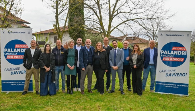 Palandri presenta la lista:  “Un mix di competenza e passione per Poggio a Caiano”