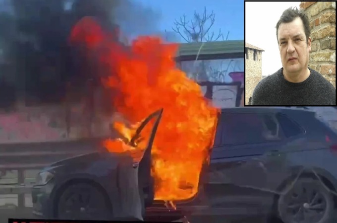 Morì avvolto dalle fiamme sulla Gra e venne filmato: identificato l’autore del video