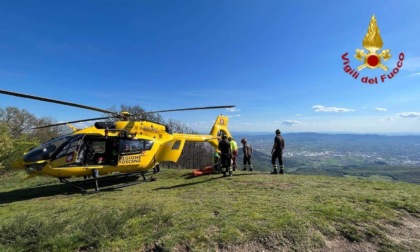 Escursionista nel dirupo: intervengono i Vigili del Fuoco