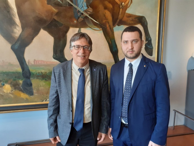 L’ambasciatore di Israele a Firenze: a fare gli onori di casa Emanuele Coccollini, vice presidente vicario del Consiglio