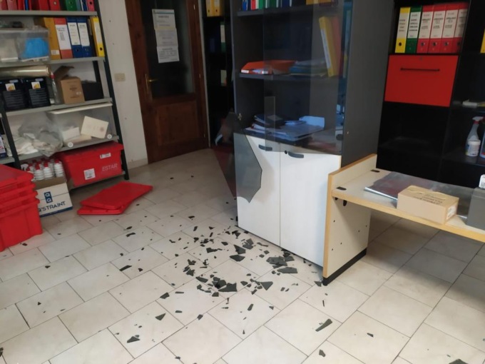 Borgo San Lorenzo, devastata la sede della Misericordia: paura e danni ingenti