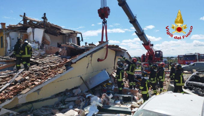 Esplosione Montecarlo (Lucca): Forse fuga di gas, indagini su alcuni lavori recenti
