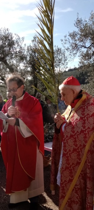 Il cardinale Simoni ha inaugurato i riti della settimana Santa a Querceto