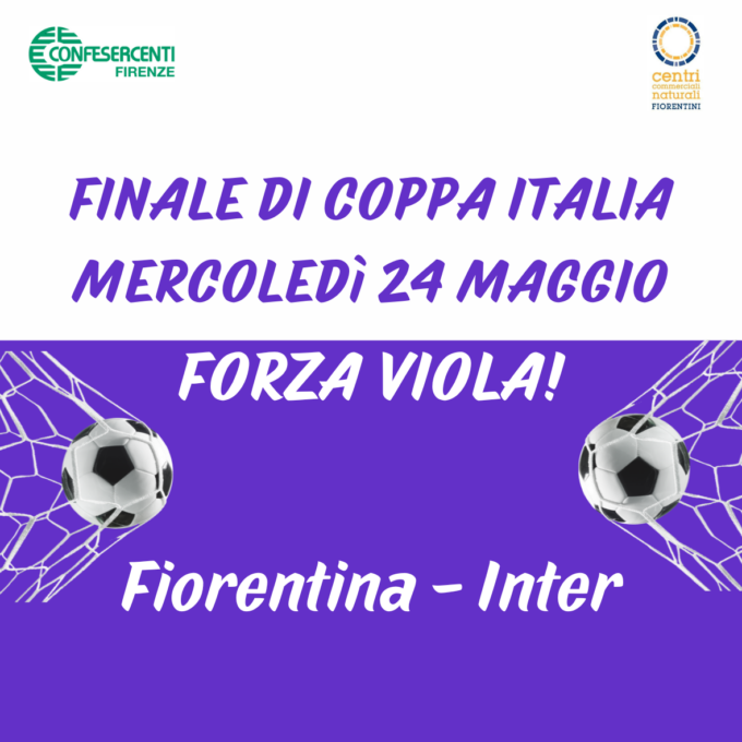 Firenze si tinge di viola in occasione della Finale di Coppa Italia