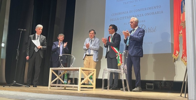 Vinci, Giorgio Parisi diventa cittadino onorario: “Un onore essere legato al luogo natio di Leonardo”