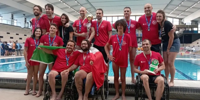 La Rari Nantes paralimpica sul tetto d’Italia: è campione