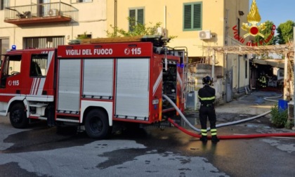 Fiamme nella notte a Montemurlo