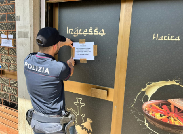 Prato: in zona Soccorso il questore sospende l’attività di un ristorante