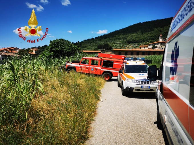 Anziano escursionista accusa un malore, intervengono i Vigili del Fuoco