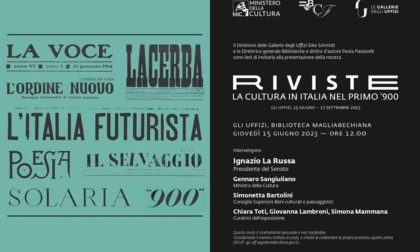 Agli Uffizi in mostra le riviste culturali del primo '900