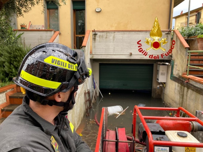 Bomba d’acqua a Montelupo Fiorentino: diversi gli allagamenti