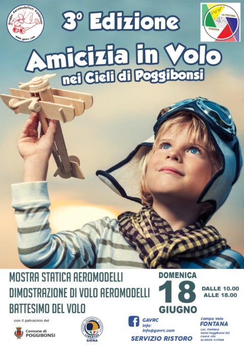 Pronti al decollo con “Amicizia in volo nei cieli di Poggibonsi”