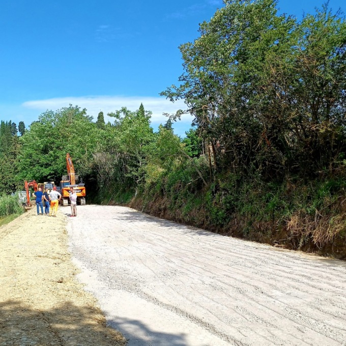 Riaperta la strada di Lecchi