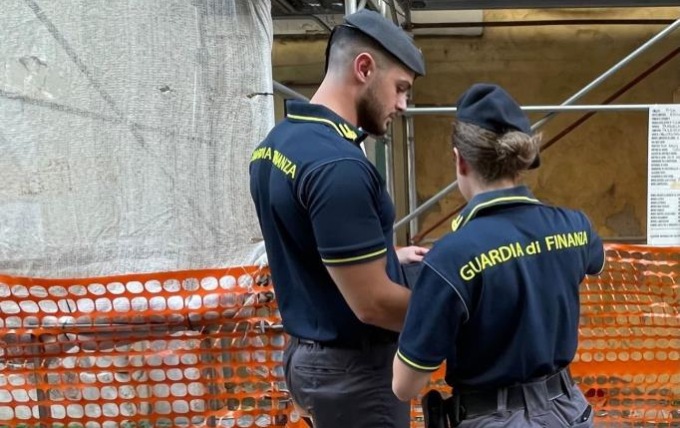 Bonus facciate: cantieri fantasma in 9 province: sequestri della Finanza per 2,6milioni di euro