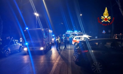 Viale Galilei bloccato per un incidente