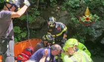 Escursionista ferito soccorso dai Vigili del fuoco