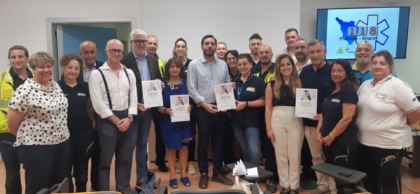 Premio internazionale alla Centrale Operativa 118 Empoli-Pistoia