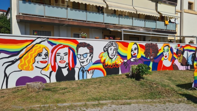 Livorno, imbrattato il murale Lgbtqia+ inaugurato nel Parco Centro Città