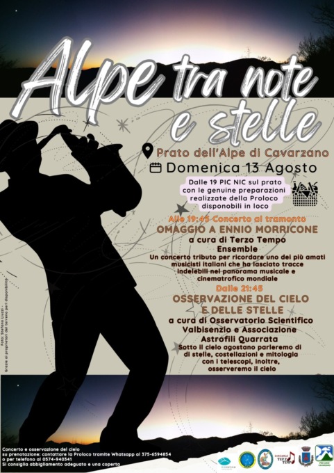 Alpe tra note e stelle, concerto e osservazione del cielo